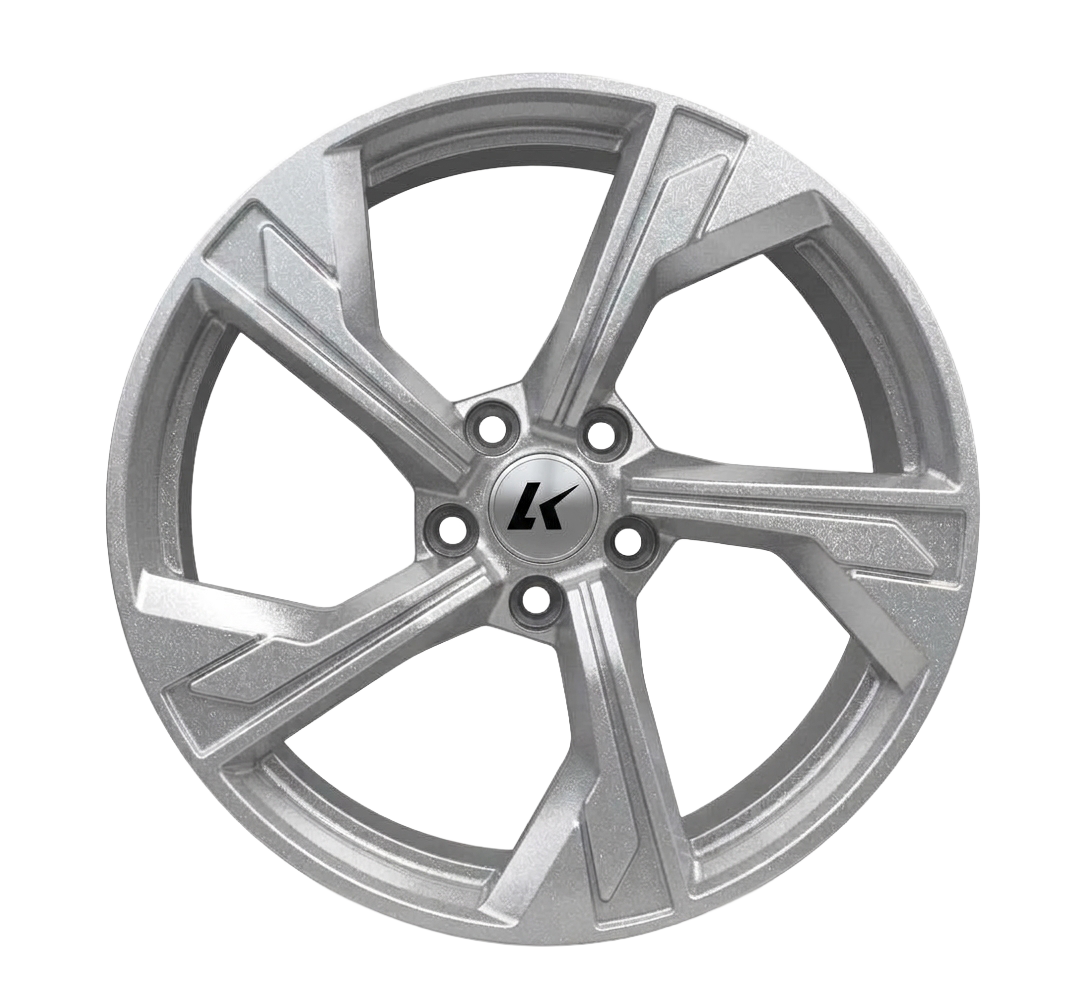 Silver alloy wheels