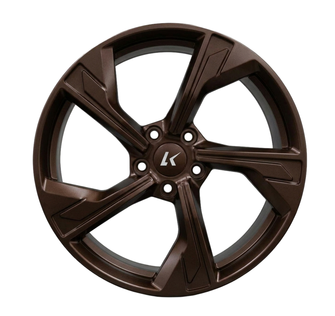 Brown alloy wheels
