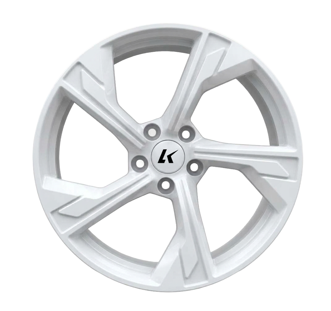 White alloy wheels