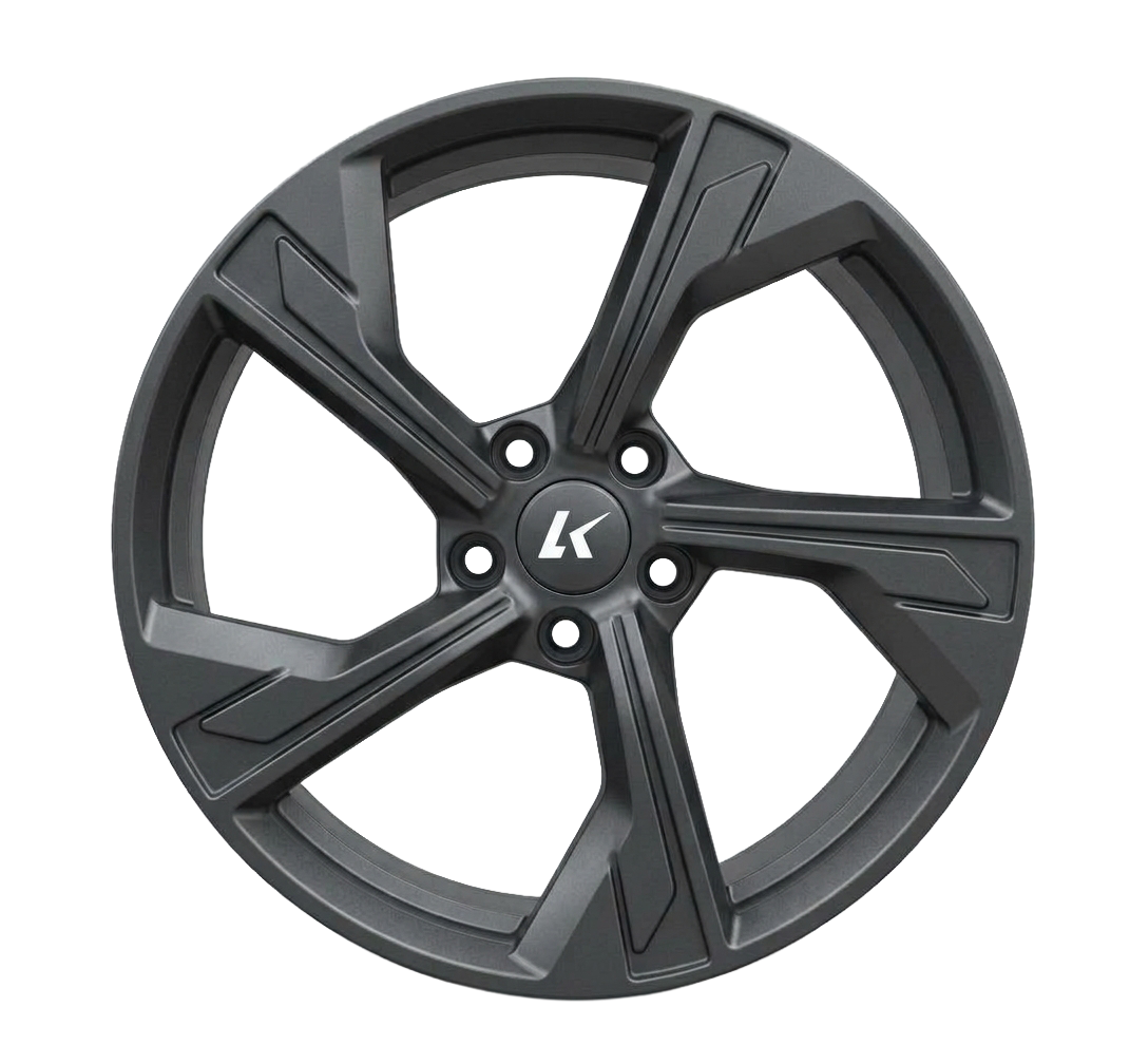 Gunmetal alloy wheels